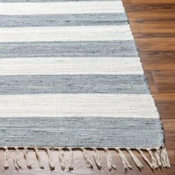 Artistic Weavers Cotone Handmade Casual Striped Area Rug -Artistic Weavers Cotone Handmade Casual Striped Area Rug 3