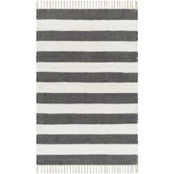 Artistic Weavers Cotone Handmade Casual Striped Area Rug -Artistic Weavers Cotone Handmade Casual Striped Area Rug 5