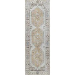 Artistic Weavers Courbet Vintage Medallion Printed Washable Area Rug