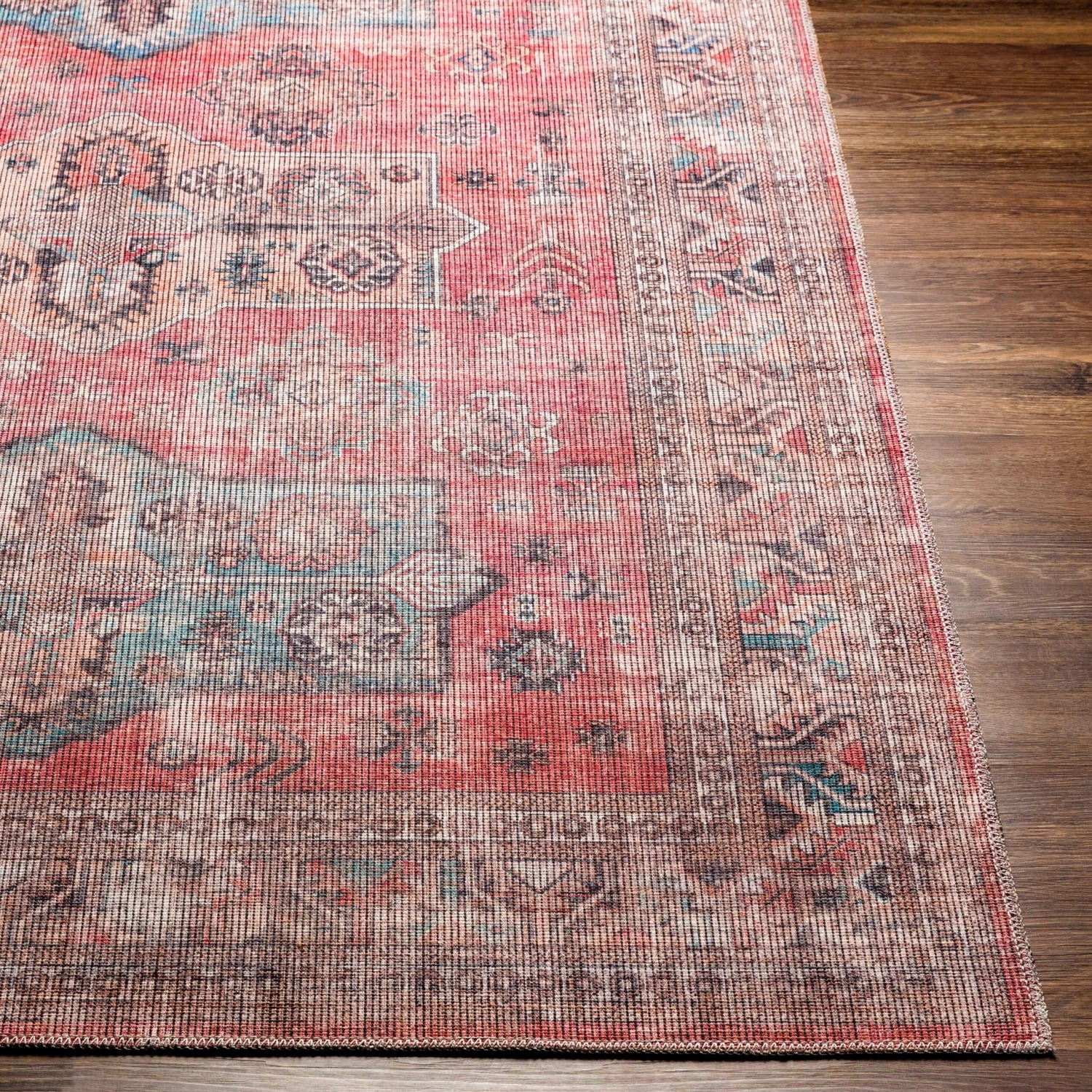 Artistic Weavers Dashiell Vintage Persian Printed Machine Washable Area Rug 4 Artistic Weavers Dashiell Vintage Persian Printed Machine Washable Area Rug - Image 4
