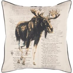 Decorative Hyde 18-inch Poly Or Feather Down Filled Throw Pillow
