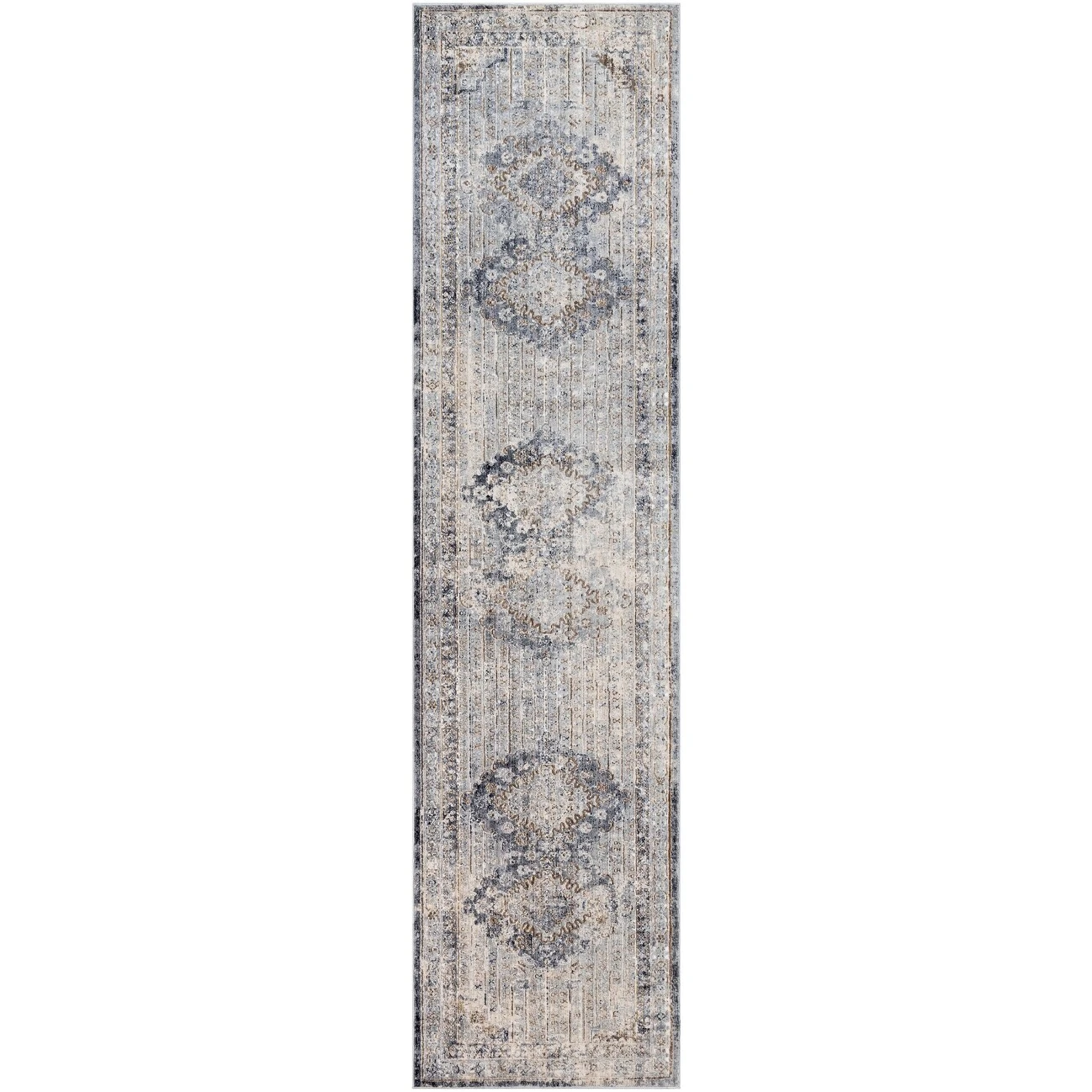Artistic Weavers Delora Distressed Persian Grey Area Rug 11 Artistic Weavers Delora Distressed Persian Grey Area Rug - Image 11