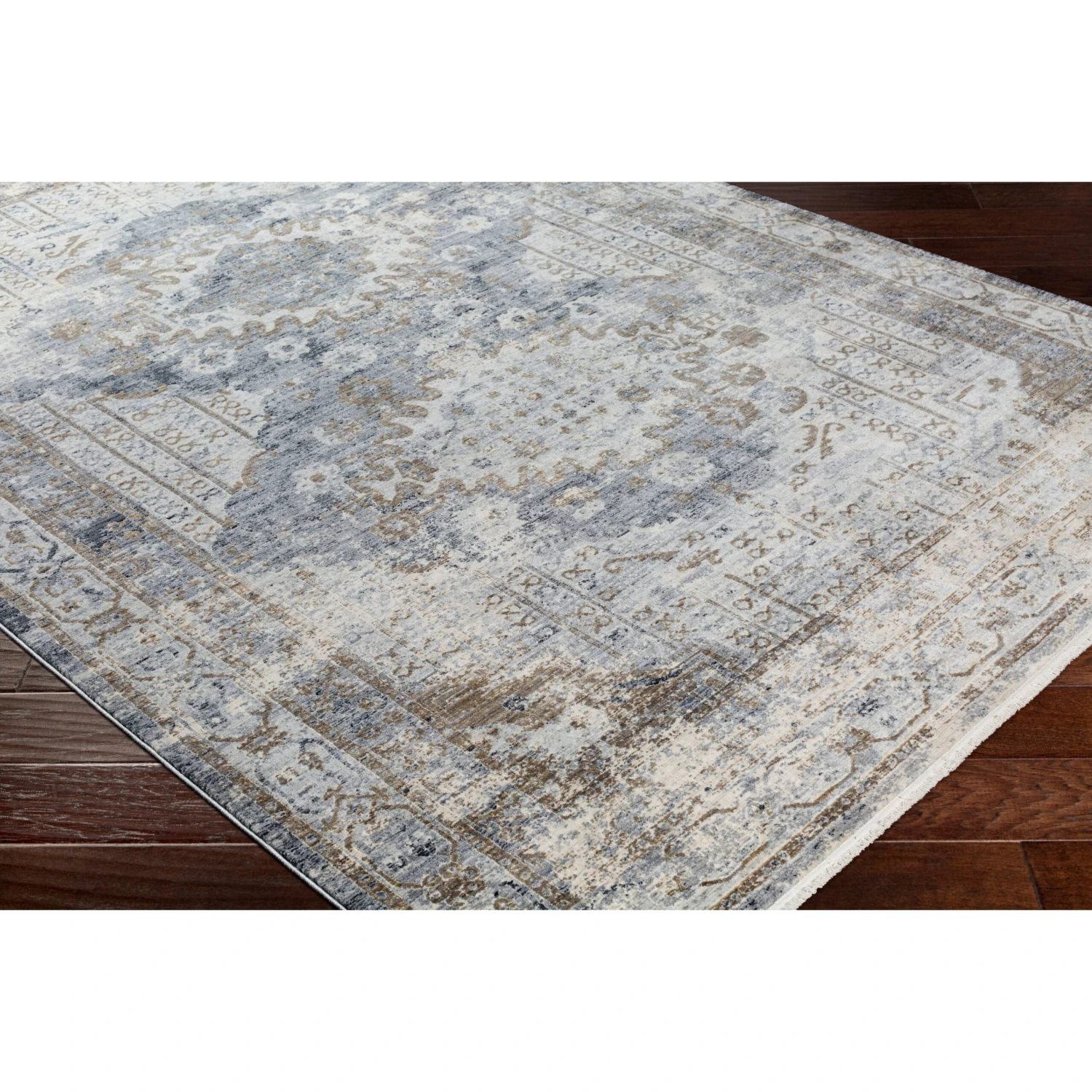 Artistic Weavers Delora Distressed Persian Grey Area Rug 8 Artistic Weavers Delora Distressed Persian Grey Area Rug - Image 8