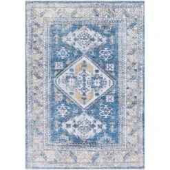 Artistic Weavers Diego Triple Medallion Printed Machine Washable Area Rug -Artistic Weavers Diego Triple Medallion Printed Area Rug 2
