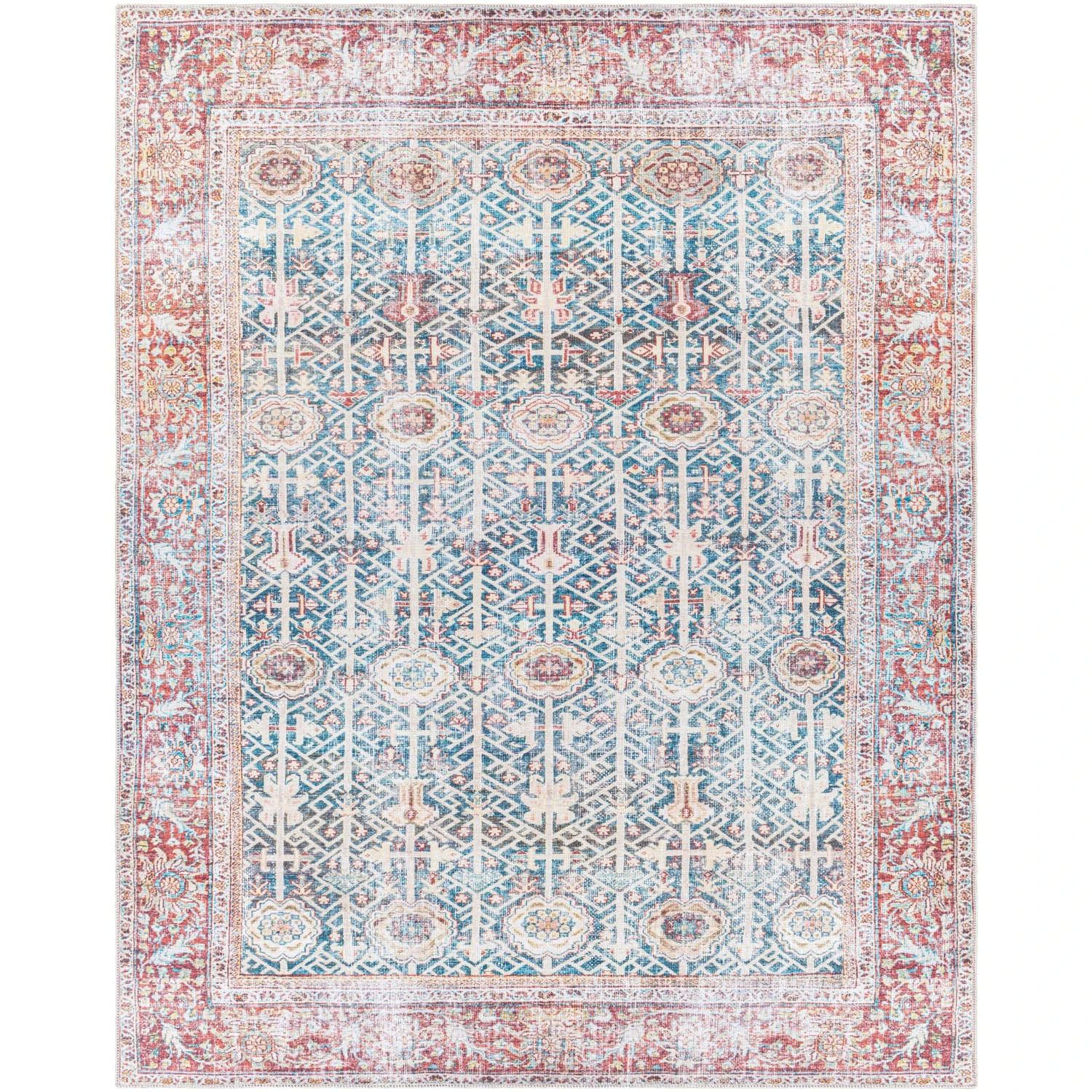 Artistic Weavers Domitian Traditional Vintage Machine Washable Area Rug 1 Artistic Weavers Domitian Traditional Vintage Machine Washable Area Rug