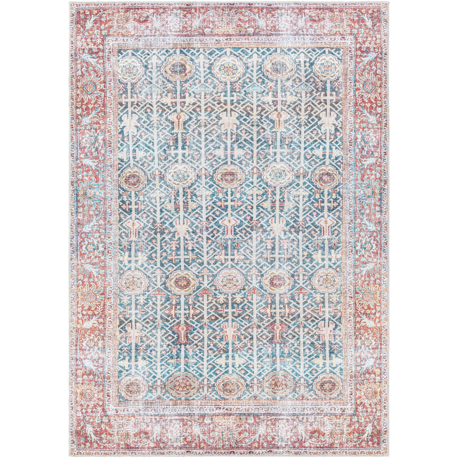 Artistic Weavers Domitian Traditional Vintage Machine Washable Area Rug 3 Artistic Weavers Domitian Traditional Vintage Machine Washable Area Rug - Image 3
