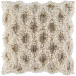 Artistic Weavers Donne Handwoven Shaggy Throw Pillow -Artistic Weavers Donne Handwoven Shaggy Throw Pillow 2