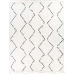 Artistic Weavers Dottie Boho Geometric Shag Area Rug