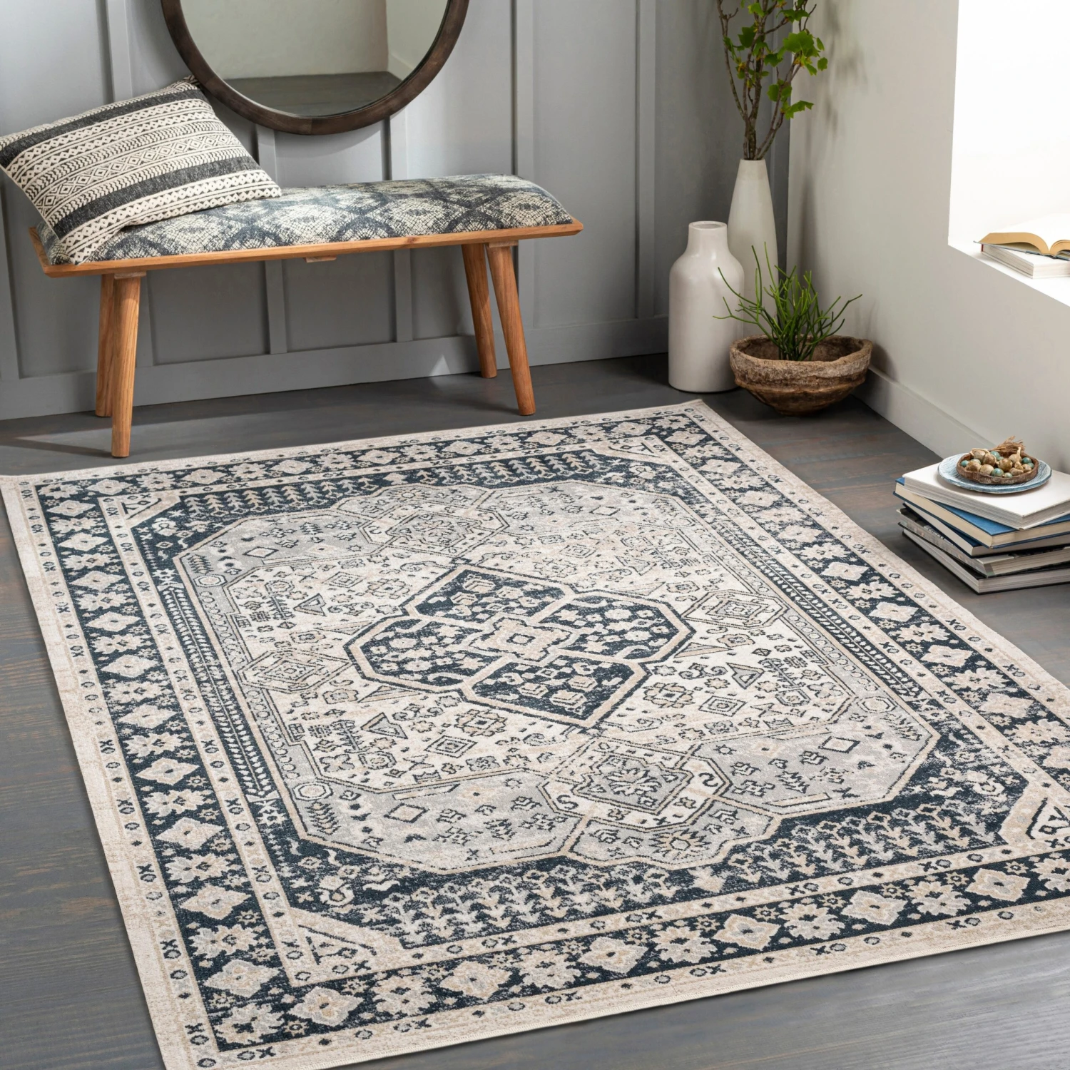Artistic Weavers Edgar Traditional Machine Washable Area Rug 2 Artistic Weavers Edgar Traditional Machine Washable Area Rug - Image 2
