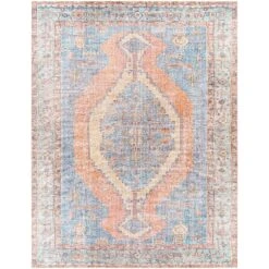 Artistic Weavers Elisa Vintage Medallion Printed Machine Washable Area Rug -Artistic Weavers Elisa Vintage Medallion Printed Area Rug 2