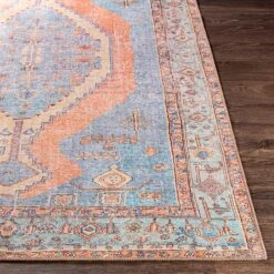 Artistic Weavers Elisa Vintage Medallion Printed Machine Washable Area Rug -Artistic Weavers Elisa Vintage Medallion Printed Area Rug 3