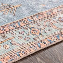 Artistic Weavers Elisa Vintage Medallion Printed Machine Washable Area Rug -Artistic Weavers Elisa Vintage Medallion Printed Area Rug 4