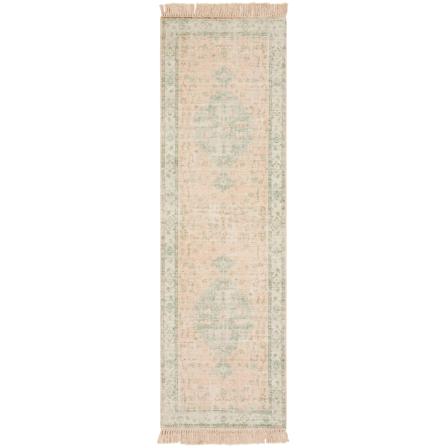 Artistic Weavers Elna Handmade Distressed Medallion Cotton Area Rug 3 Artistic Weavers Elna Handmade Distressed Medallion Cotton Area Rug - Image 3