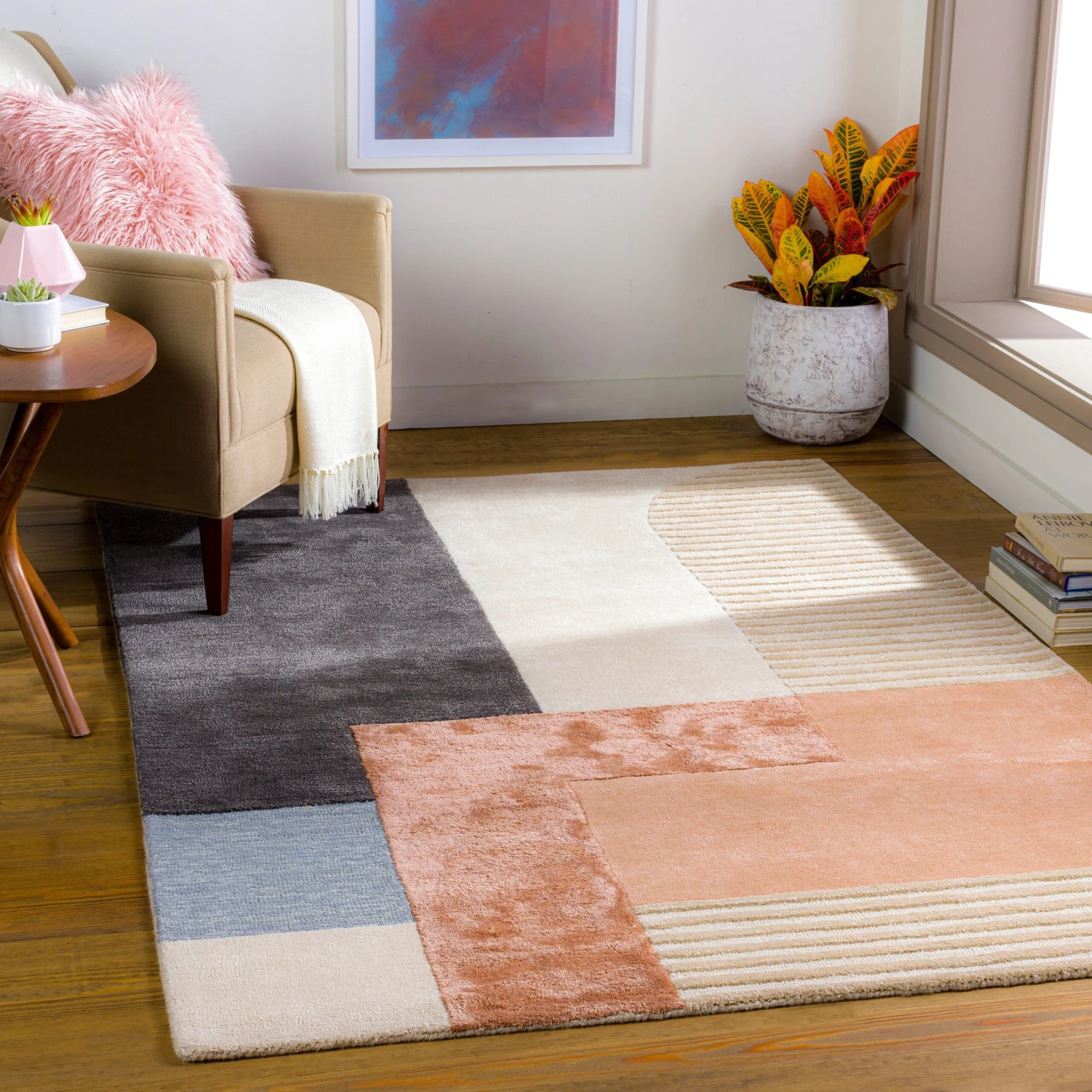 Artistic Weavers Endel Modern Patchwork Area Rug 2 Artistic Weavers Endel Modern Patchwork Area Rug - Image 2