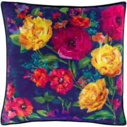 Artistic Weavers Erin Floral Velvet Throw Pillow -Artistic Weavers Erin Floral Velvet Throw Pillow 2