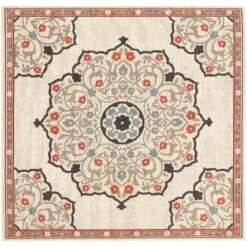 Artistic Weavers Erminio Medallion Indoor/ Outdoor Area Rug - 7'3" Square 6 Artistic Weavers Erminio Medallion Indoor/ Outdoor Area Rug - 7'3" Square -Artistic Weavers Erminio Medallion Indoor Outdoor Area Rug 2