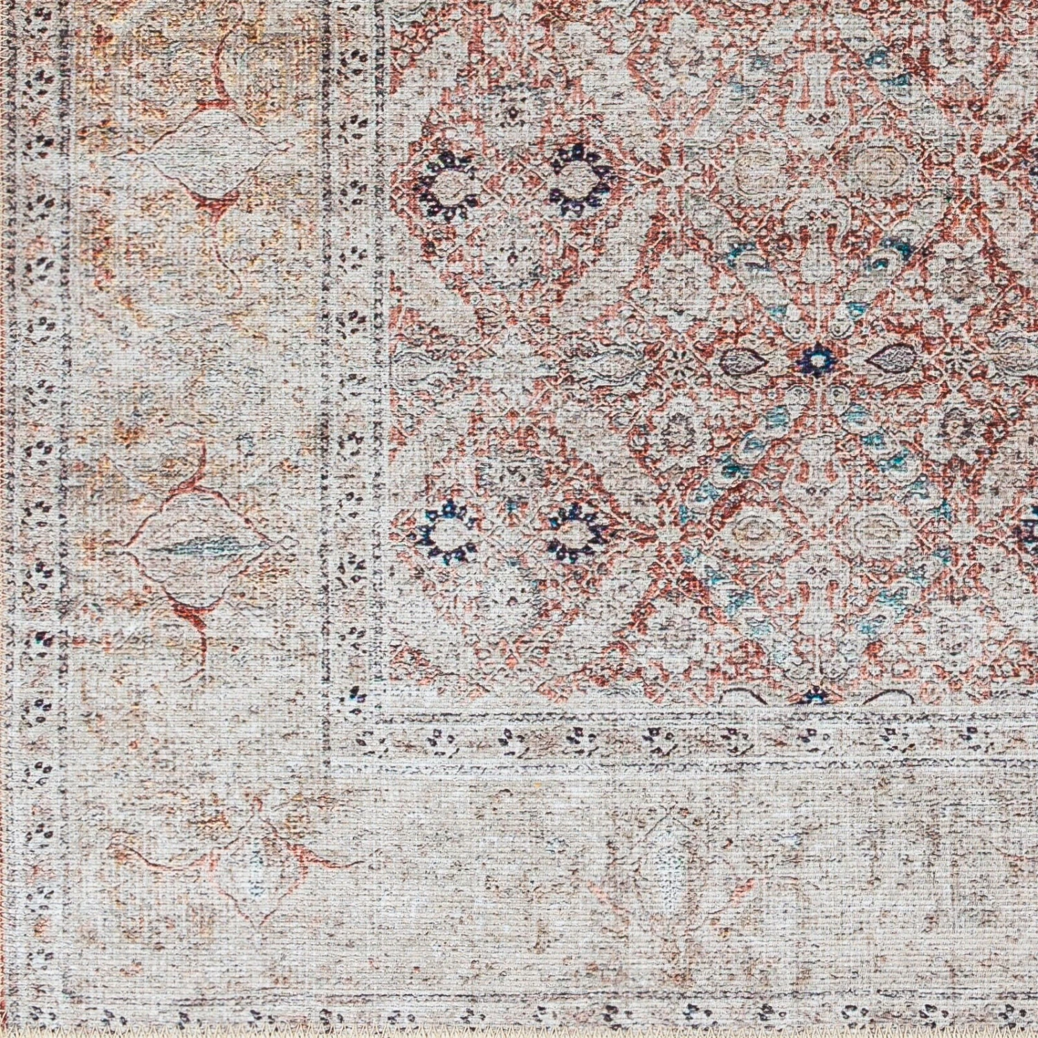 Artistic Weavers Eutychos Traditional Floral Machine Washable Area Rug 9 Artistic Weavers Eutychos Traditional Floral Machine Washable Area Rug - Image 9