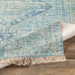 Artistic Weavers Evans Distressed Medallion Handmade Cotton Area Rug -Artistic Weavers Evans Handmade Distressed Medallion Cotton Area Rug 12