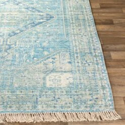 Artistic Weavers Evans Distressed Medallion Handmade Cotton Area Rug -Artistic Weavers Evans Handmade Distressed Medallion Cotton Area Rug 6