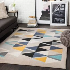 Artistic Weavers Everleigh Mid-Century Geometric Area Rug -Artistic Weavers Everleigh Mid Century Geometric Area Rug 19