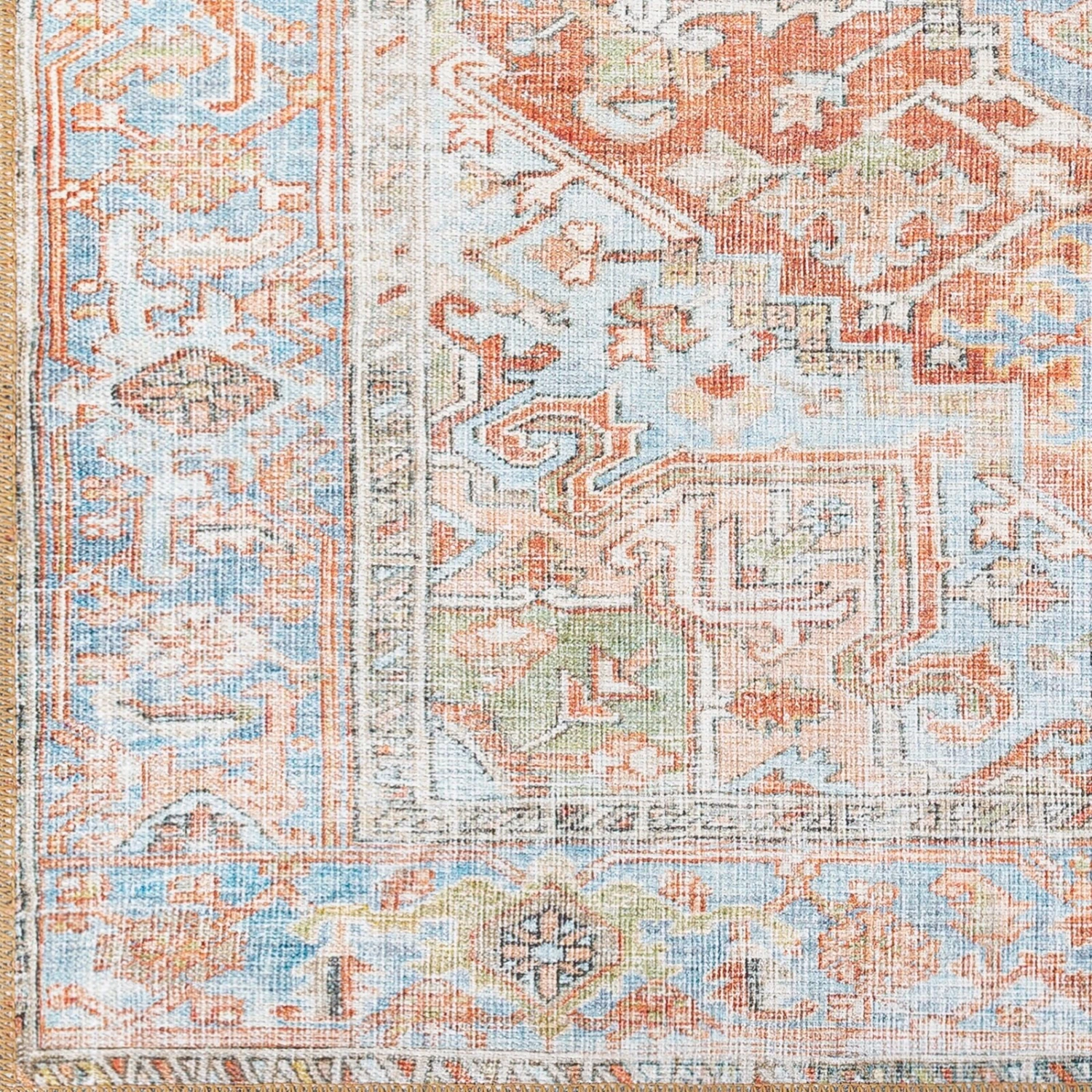 Artistic Weavers Farhad Traditional Medallion Machine Washable Area Rug 9 Artistic Weavers Farhad Traditional Medallion Machine Washable Area Rug - Image 9