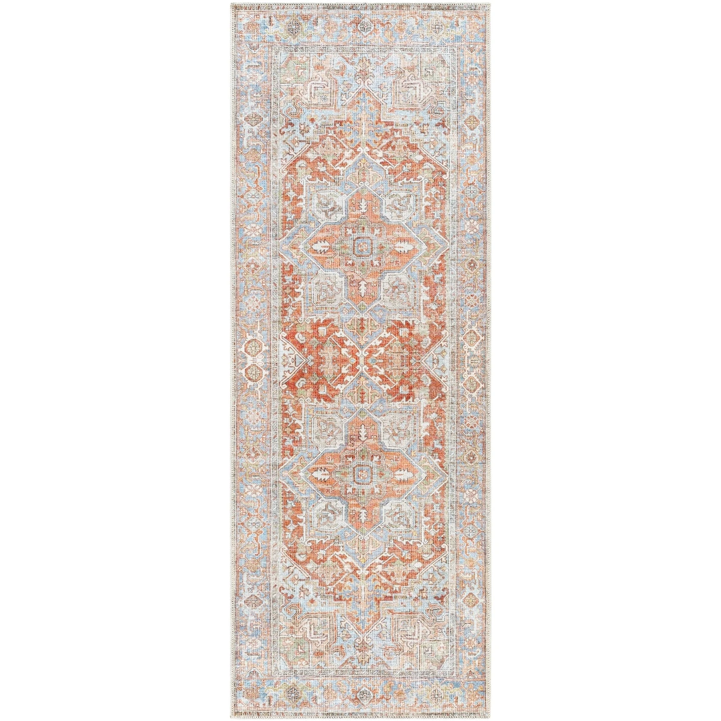 Artistic Weavers Farhad Traditional Medallion Machine Washable Area Rug 1 Artistic Weavers Farhad Traditional Medallion Machine Washable Area Rug