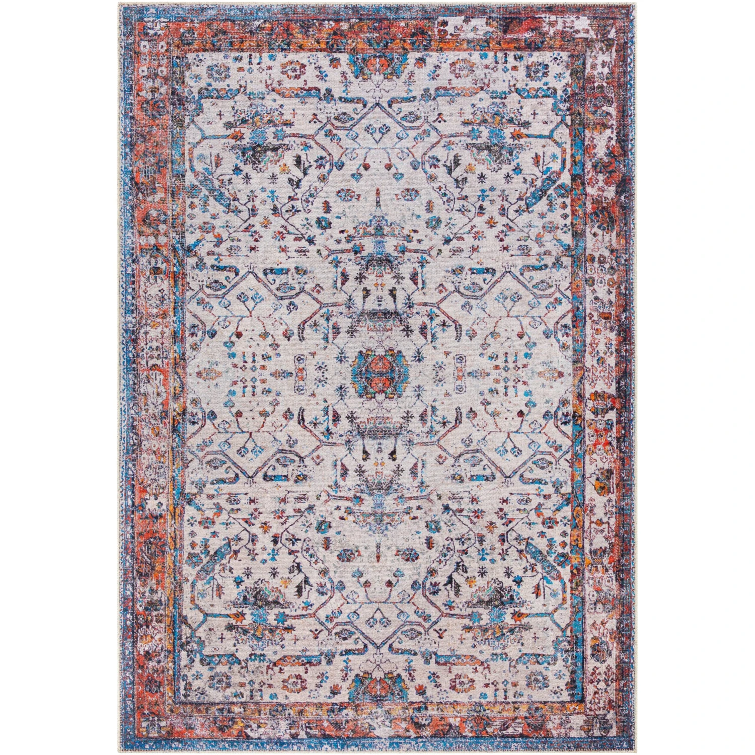 Artistic Weavers Fatimah Traditional Floral Machine Washable Area Rug 3 Artistic Weavers Fatimah Traditional Floral Machine Washable Area Rug - Image 3