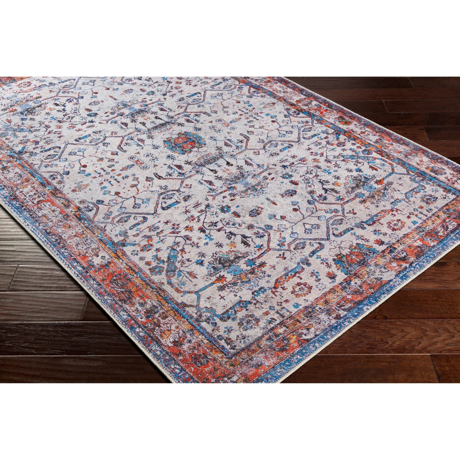Artistic Weavers Fatimah Traditional Floral Machine Washable Area Rug 8 Artistic Weavers Fatimah Traditional Floral Machine Washable Area Rug - Image 8