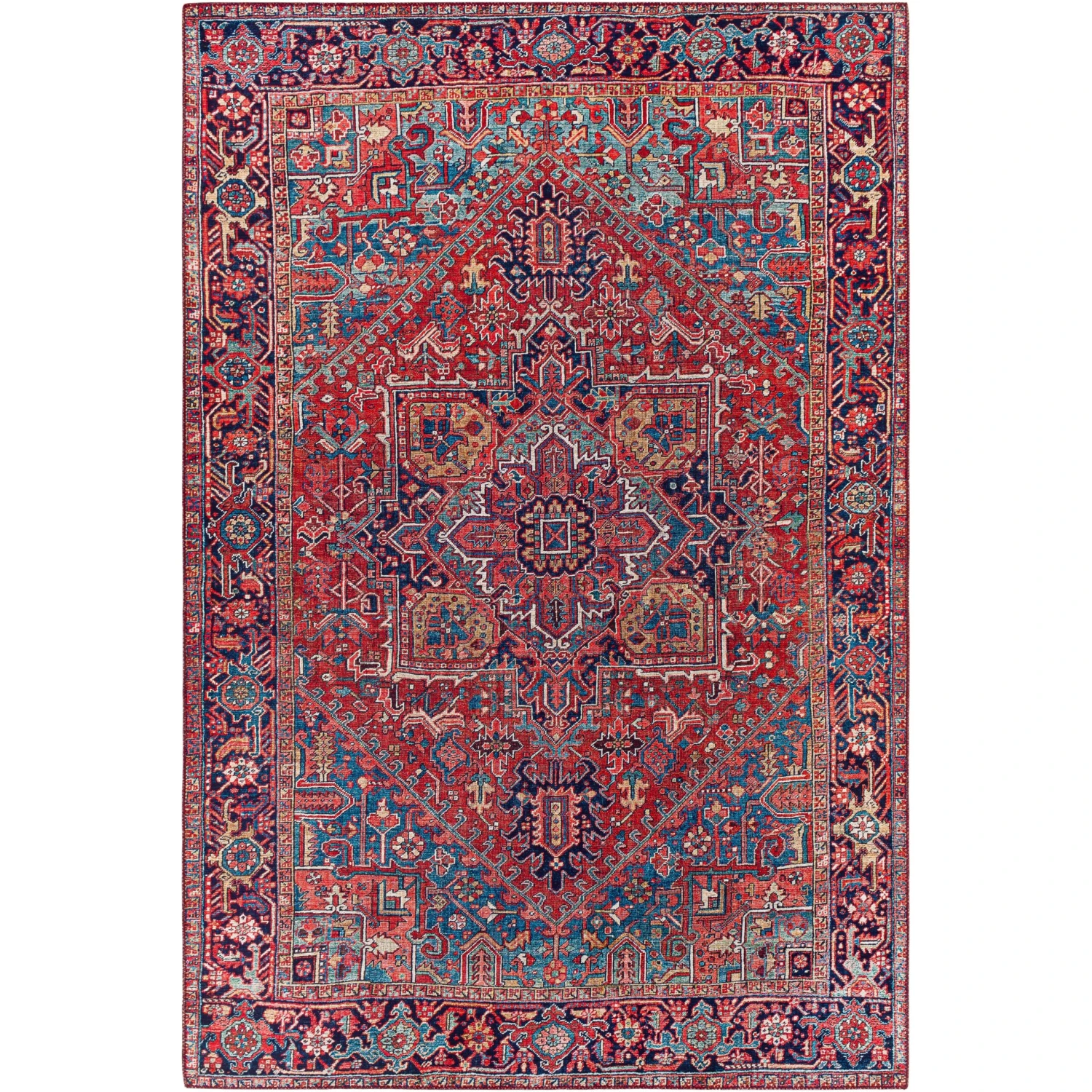 Artistic Weavers Ferran Vintage Persian Printed Area Rug 3 Artistic Weavers Ferran Vintage Persian Printed Area Rug - Image 3