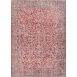Artistic Weavers Garnet Traditional Vintage Machine Washable Area Rug -Artistic Weavers Garnet Traditional Vintage Machine Washable Area Rug 2