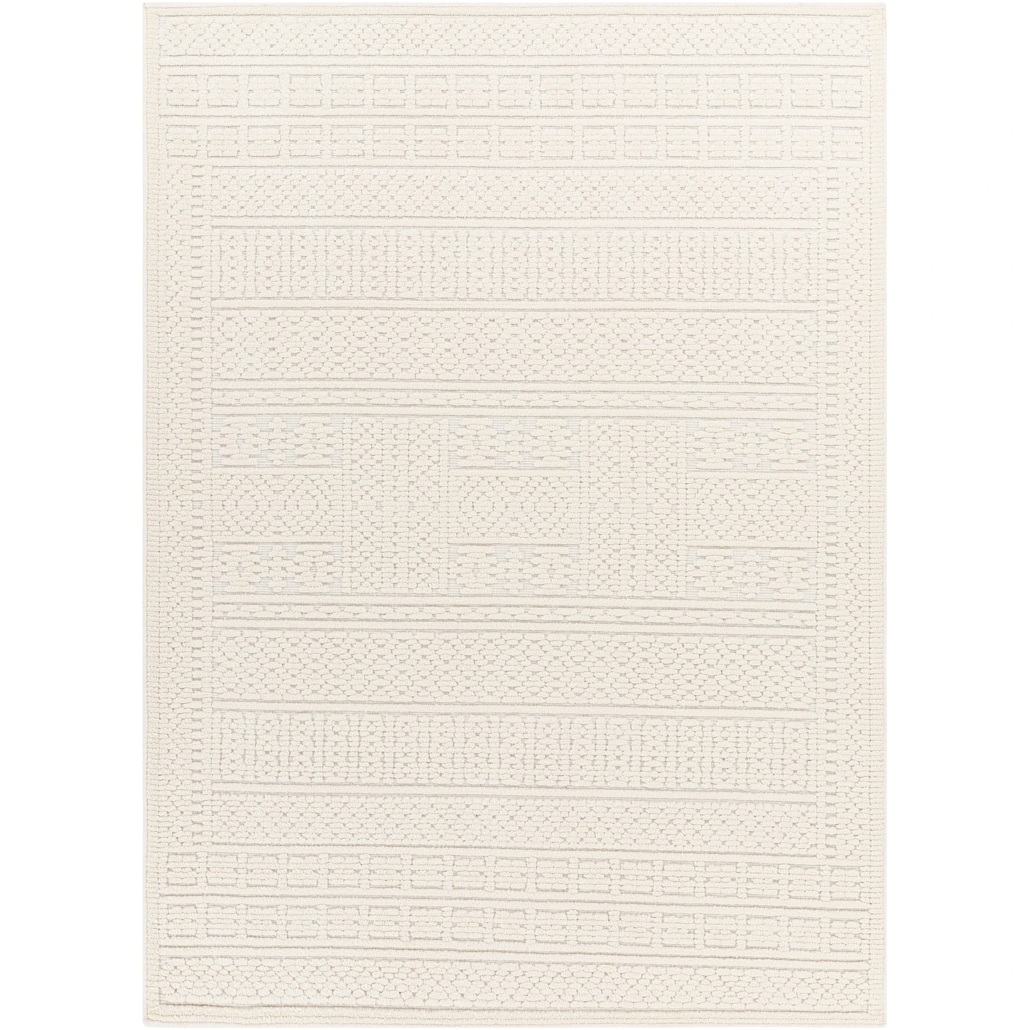 Artistic Weavers Garrick Striped Border Machine Washable Area Rug 3 Artistic Weavers Garrick Striped Border Machine Washable Area Rug - Image 3