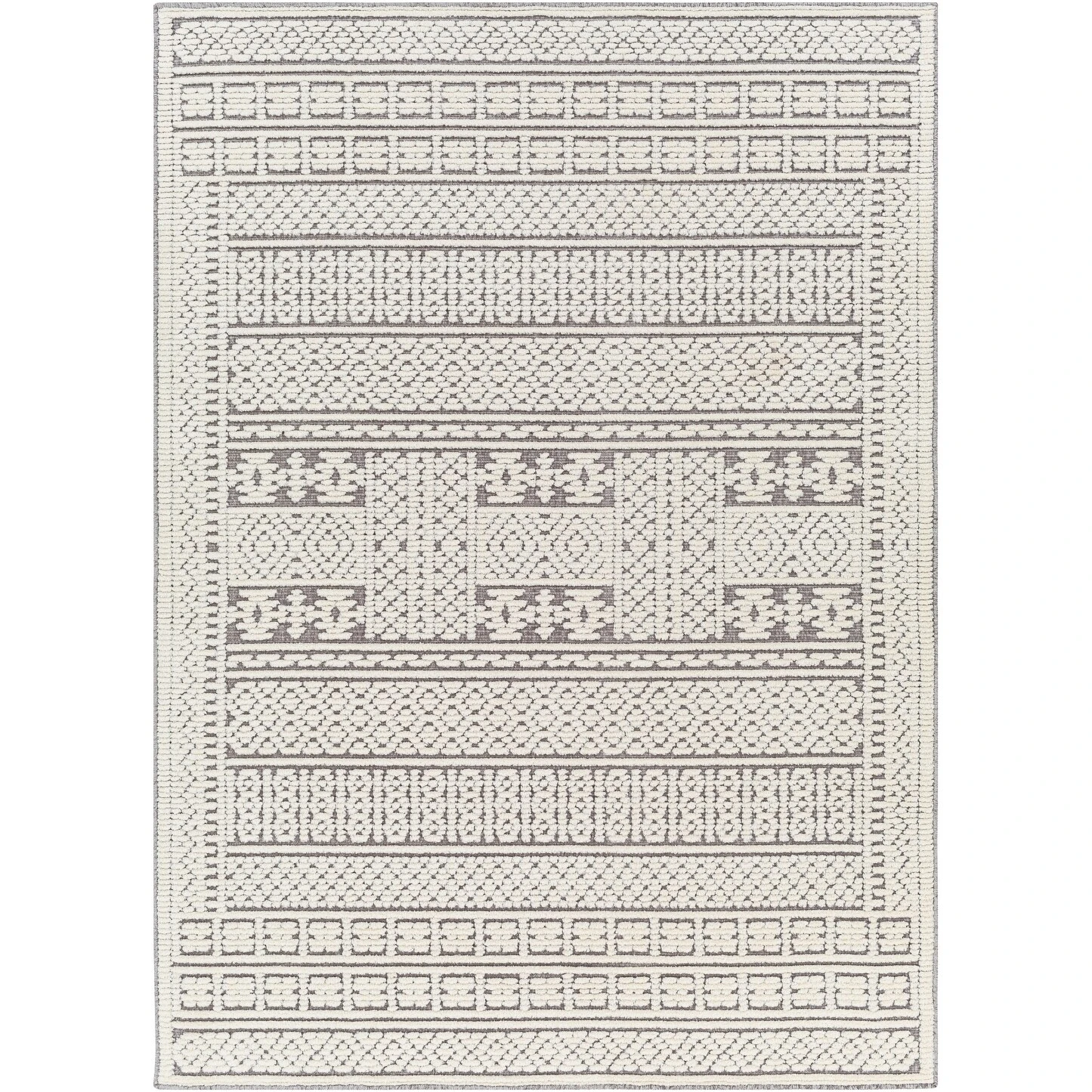 Artistic Weavers Garrick Striped Border Machine Washable Area Rug 6 Artistic Weavers Garrick Striped Border Machine Washable Area Rug - Image 6