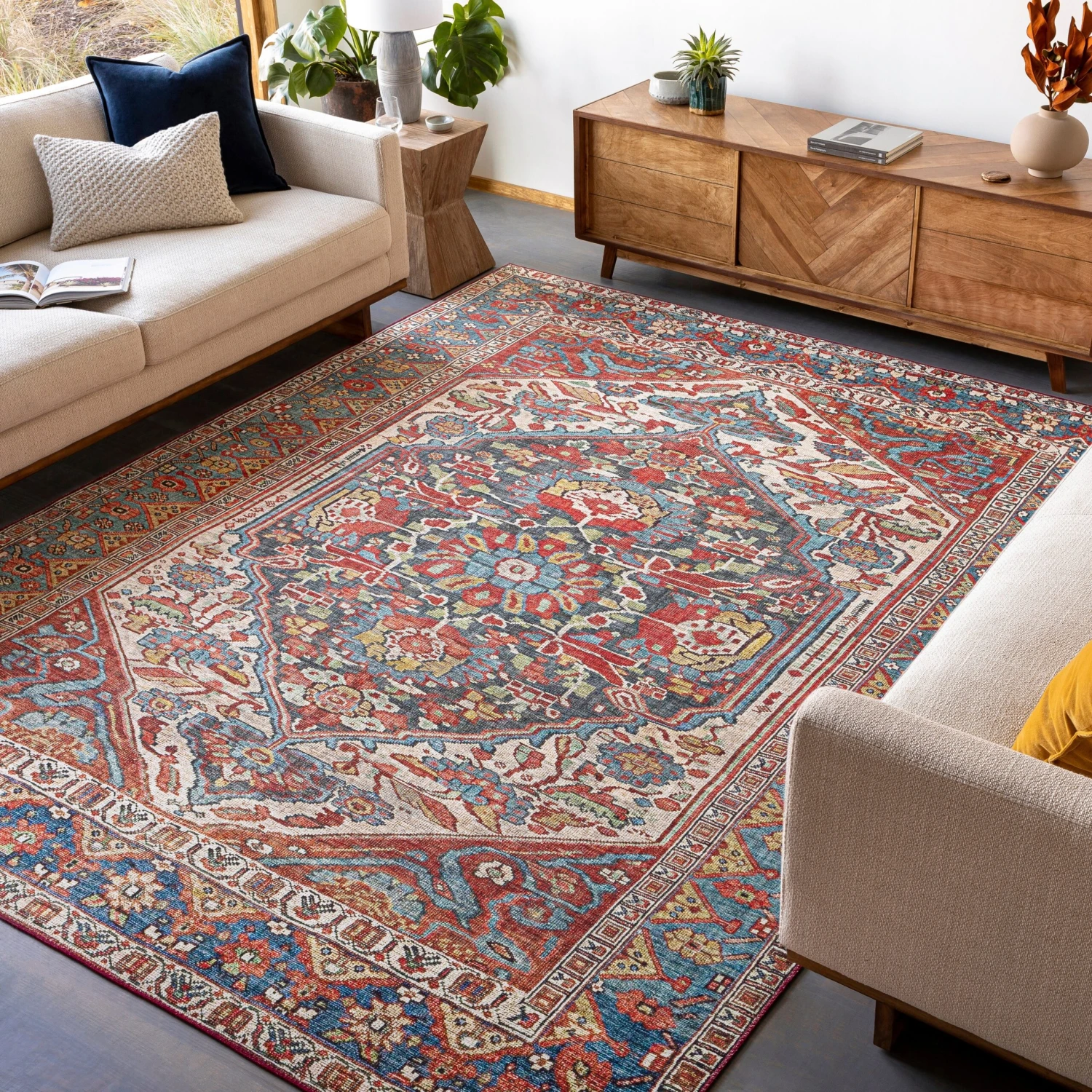 Artistic Weavers Garritt Vintage Medallion Area Rug 11 Artistic Weavers Garritt Vintage Medallion Area Rug - Image 11