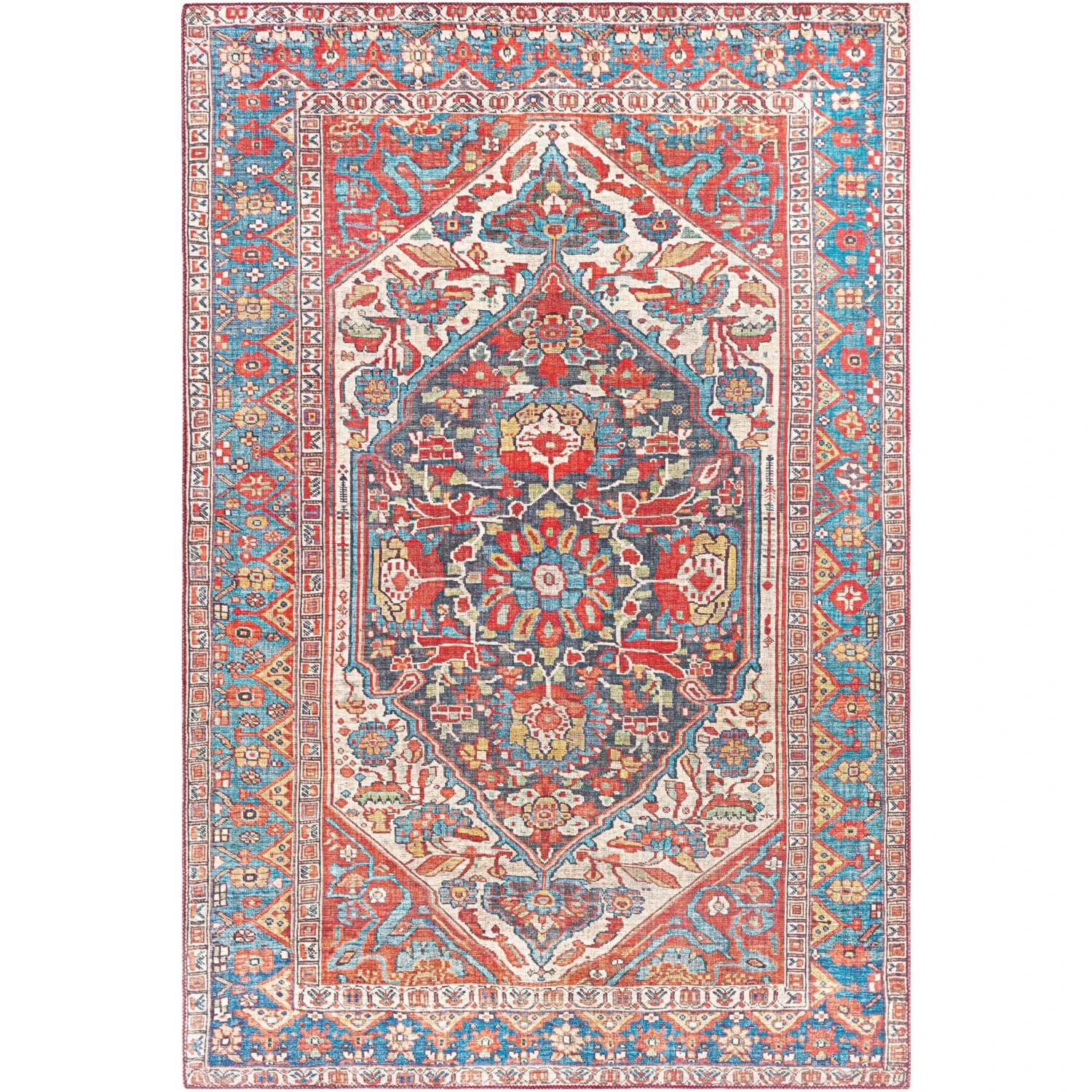 Artistic Weavers Garritt Vintage Medallion Area Rug 3 Artistic Weavers Garritt Vintage Medallion Area Rug - Image 3