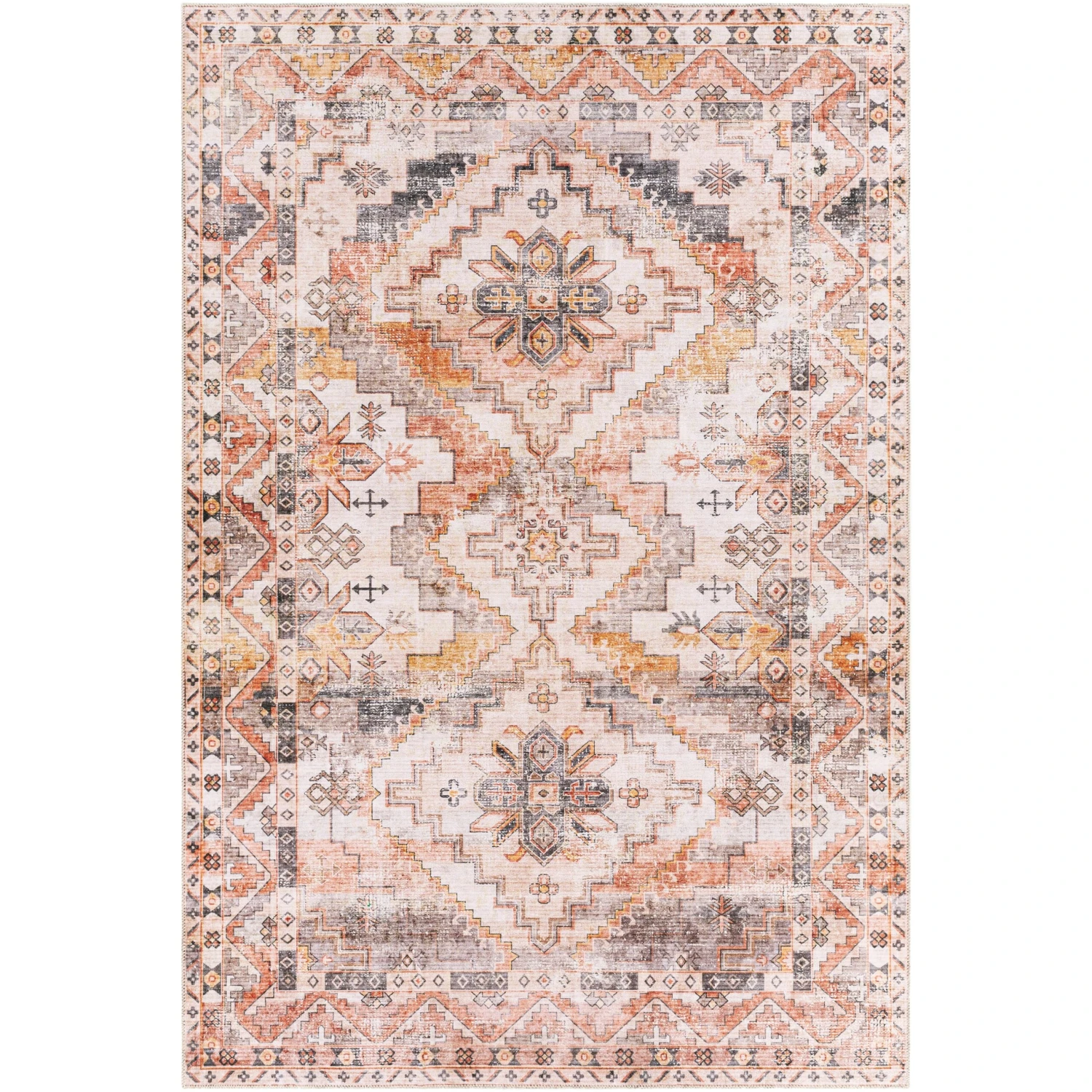 Artistic Weavers Gila Traditional Medallion Machine Washable Area Rug 3 Artistic Weavers Gila Traditional Medallion Machine Washable Area Rug - Image 3