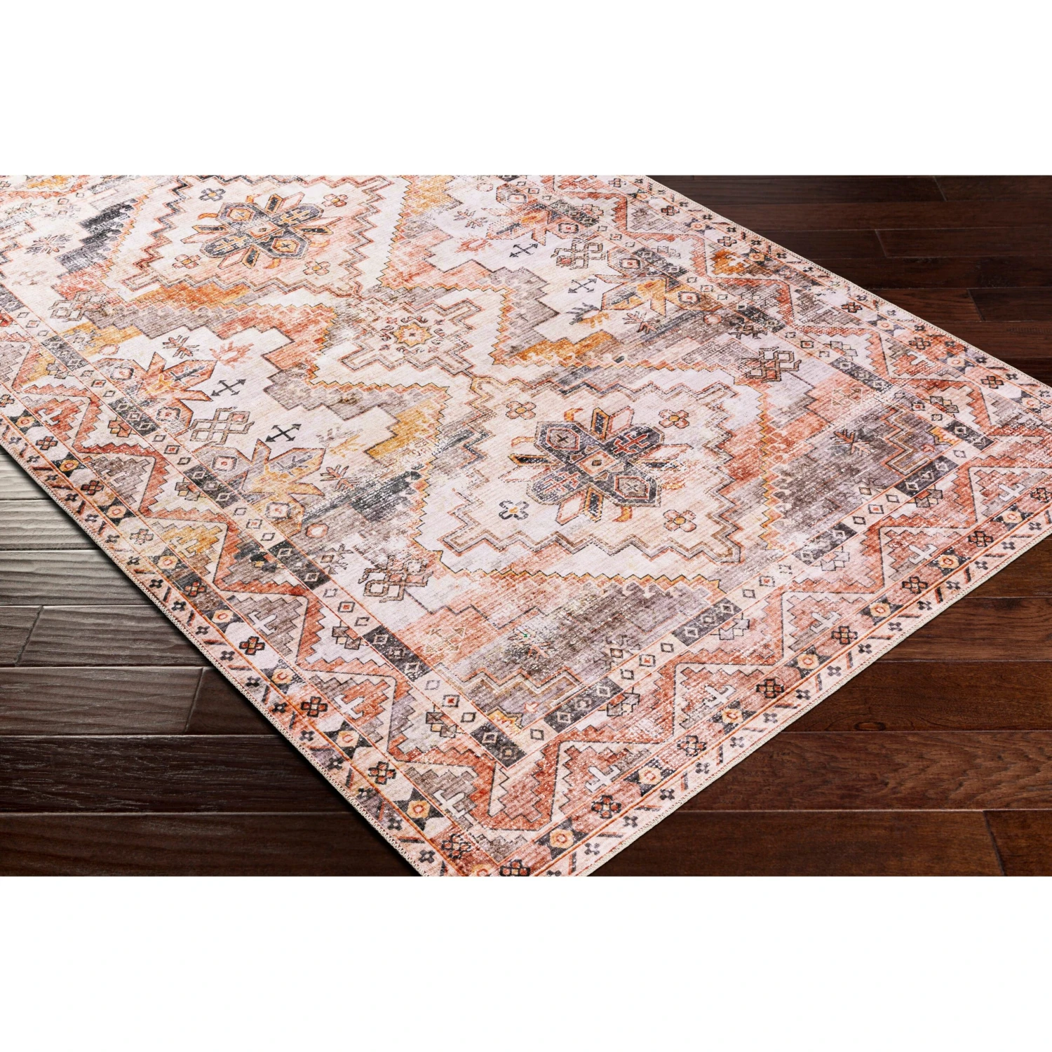 Artistic Weavers Gila Traditional Medallion Machine Washable Area Rug 7 Artistic Weavers Gila Traditional Medallion Machine Washable Area Rug - Image 7