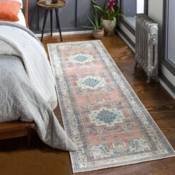 Artistic Weavers Guadalupe Vintage Medallion Printed Machine Washable Area Rug