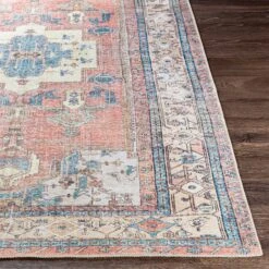 Artistic Weavers Guadalupe Vintage Medallion Printed Machine Washable Area Rug -Artistic Weavers Guadalupe Vintage Medallion Printed Area Rug 3