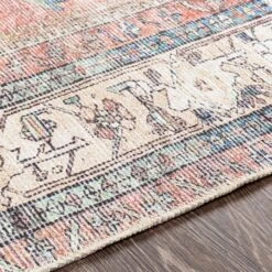 Artistic Weavers Guadalupe Vintage Medallion Printed Machine Washable Area Rug -Artistic Weavers Guadalupe Vintage Medallion Printed Area Rug 4