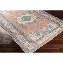 Artistic Weavers Guadalupe Vintage Medallion Printed Machine Washable Area Rug -Artistic Weavers Guadalupe Vintage Medallion Printed Area Rug 6