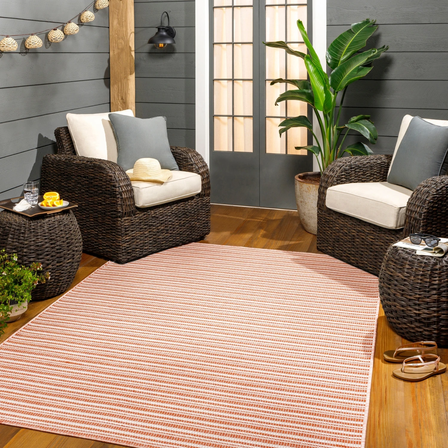 Artistic Weavers Hampton Indoor/ Outdoor Classic Striped Area Rug 13 Artistic Weavers Hampton Indoor/ Outdoor Classic Striped Area Rug - Image 13