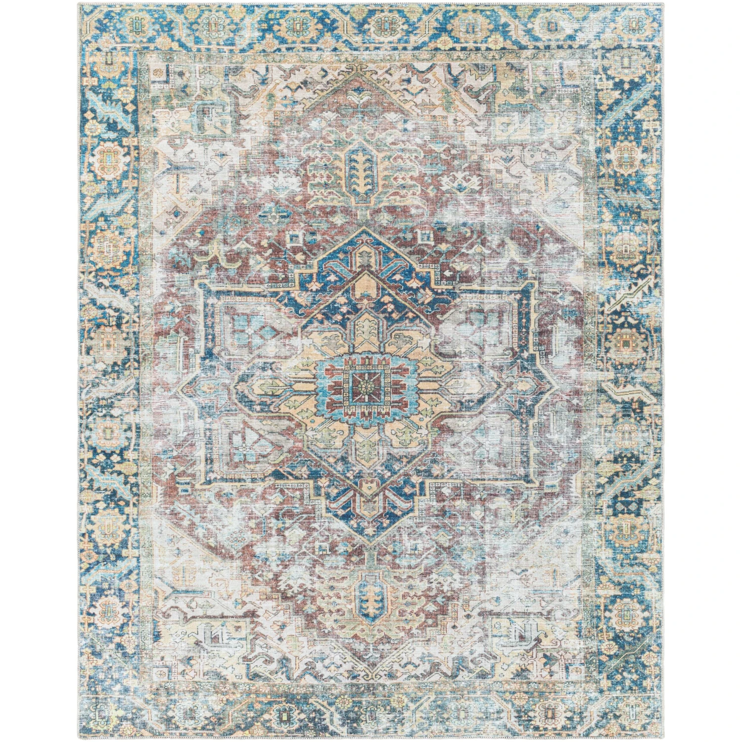 Artistic Weavers Ikaia Traditional Medallion Machine Washable Area Rug 11 Artistic Weavers Ikaia Traditional Medallion Machine Washable Area Rug - Image 11