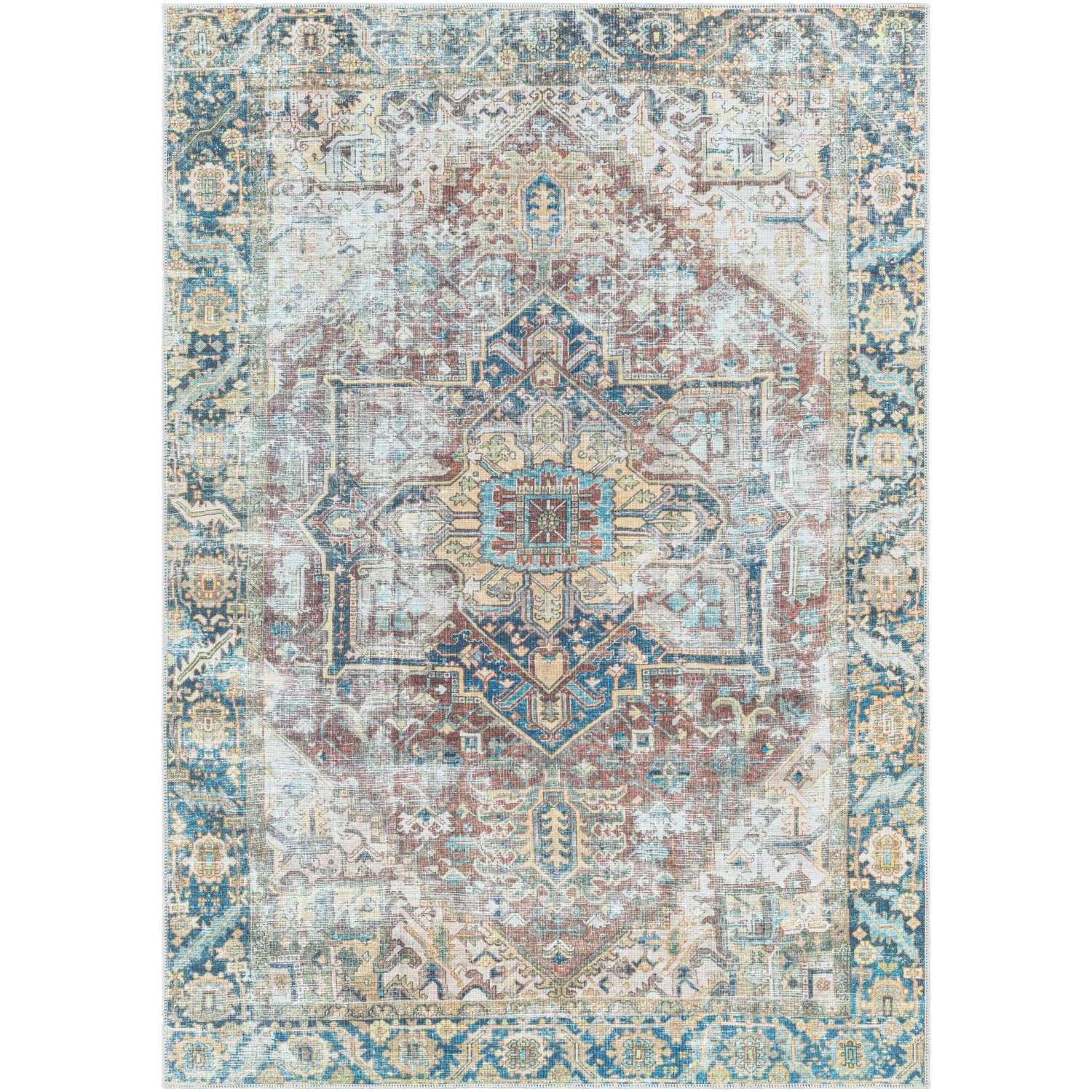 Artistic Weavers Ikaia Traditional Medallion Machine Washable Area Rug 3 Artistic Weavers Ikaia Traditional Medallion Machine Washable Area Rug - Image 3
