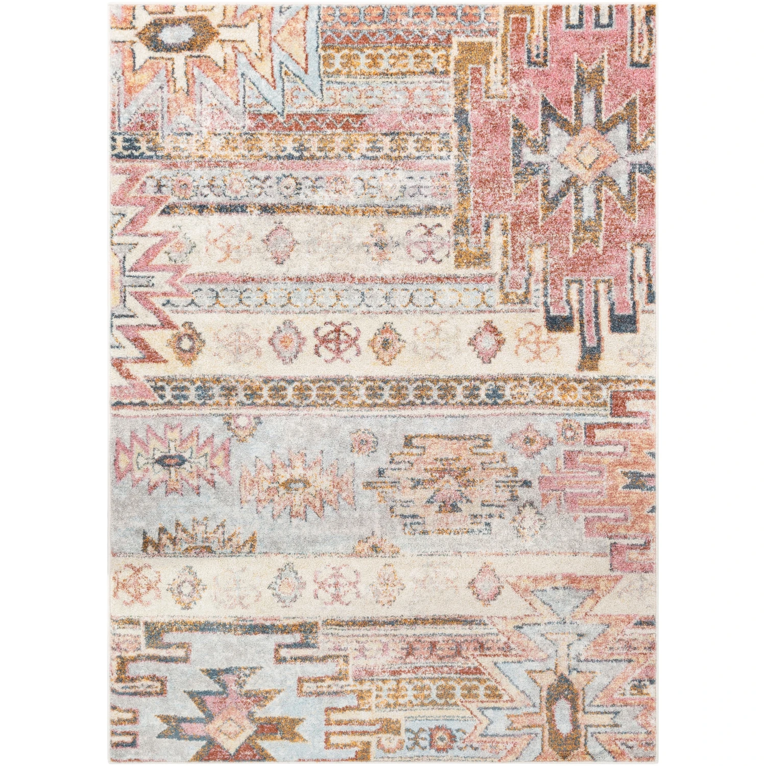 Artistic Weavers Iver Southwestern Patchwork Area Rug 3 Artistic Weavers Iver Southwestern Patchwork Area Rug - Image 3