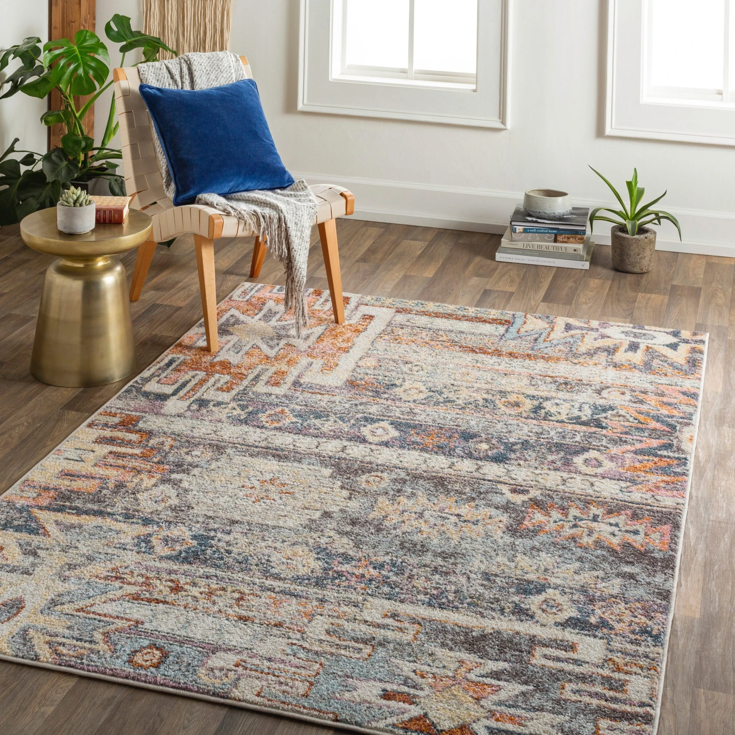 Artistic Weavers Iver Southwestern Patchwork Area Rug 5 Artistic Weavers Iver Southwestern Patchwork Area Rug - Image 5