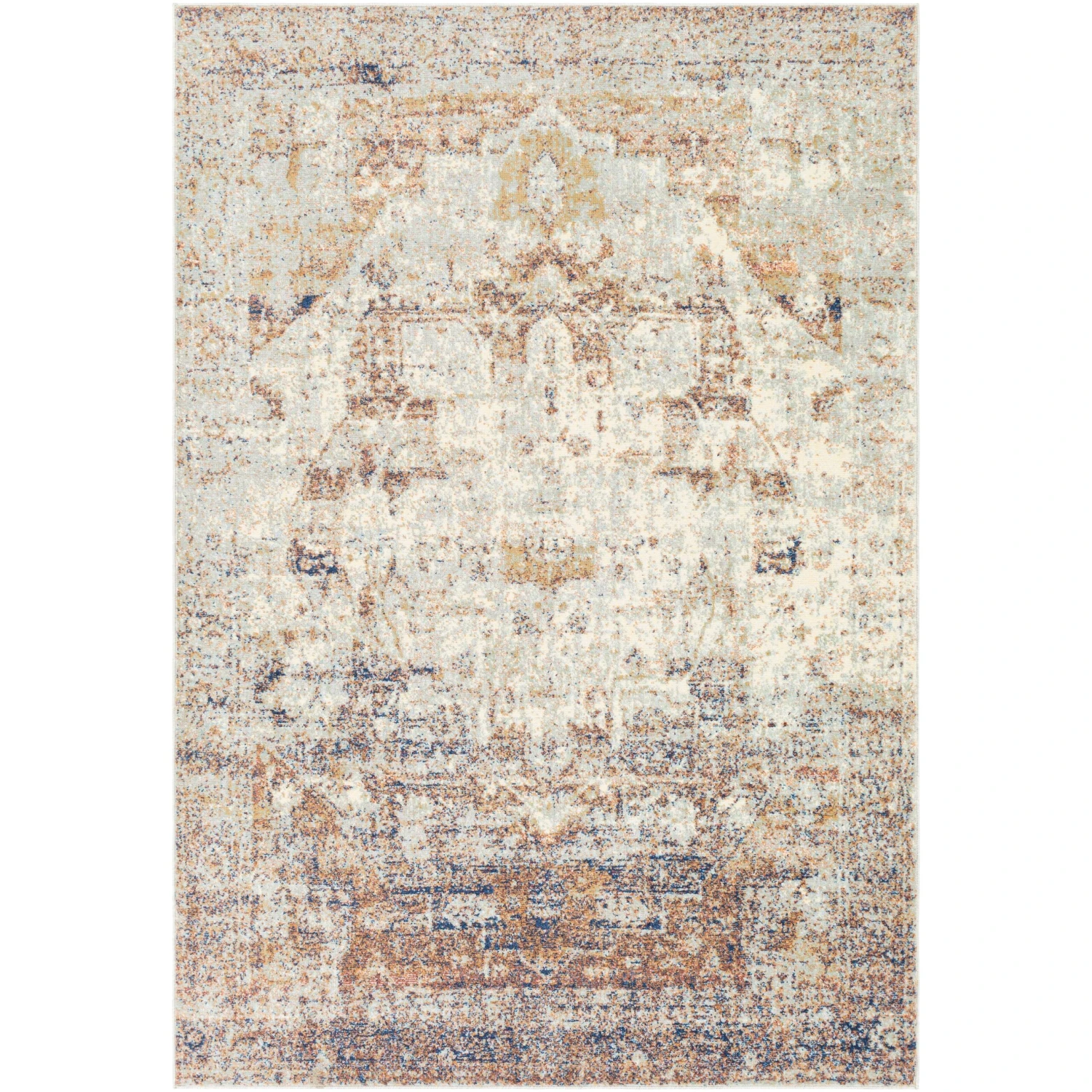 Artistic Weavers Jacoba Indoor/ Outdoor Distressed Medallion Area Rug 4 Artistic Weavers Jacoba Indoor/ Outdoor Distressed Medallion Area Rug - Image 4