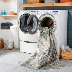 Artistic Weavers Jaconita Machine Washable Traditional Floral Area Rug -Artistic Weavers Jaconita Machine Washable Traditional Floral Area Rug 6