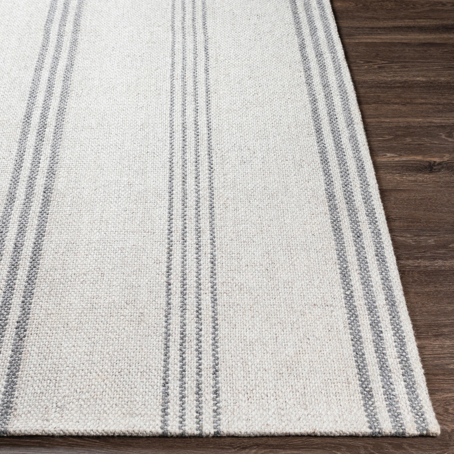 Artistic Weavers Jayia Handmade Cottage Striped Wool & Viscose Area Rug 4 Artistic Weavers Jayia Handmade Cottage Striped Wool & Viscose Area Rug - Image 4