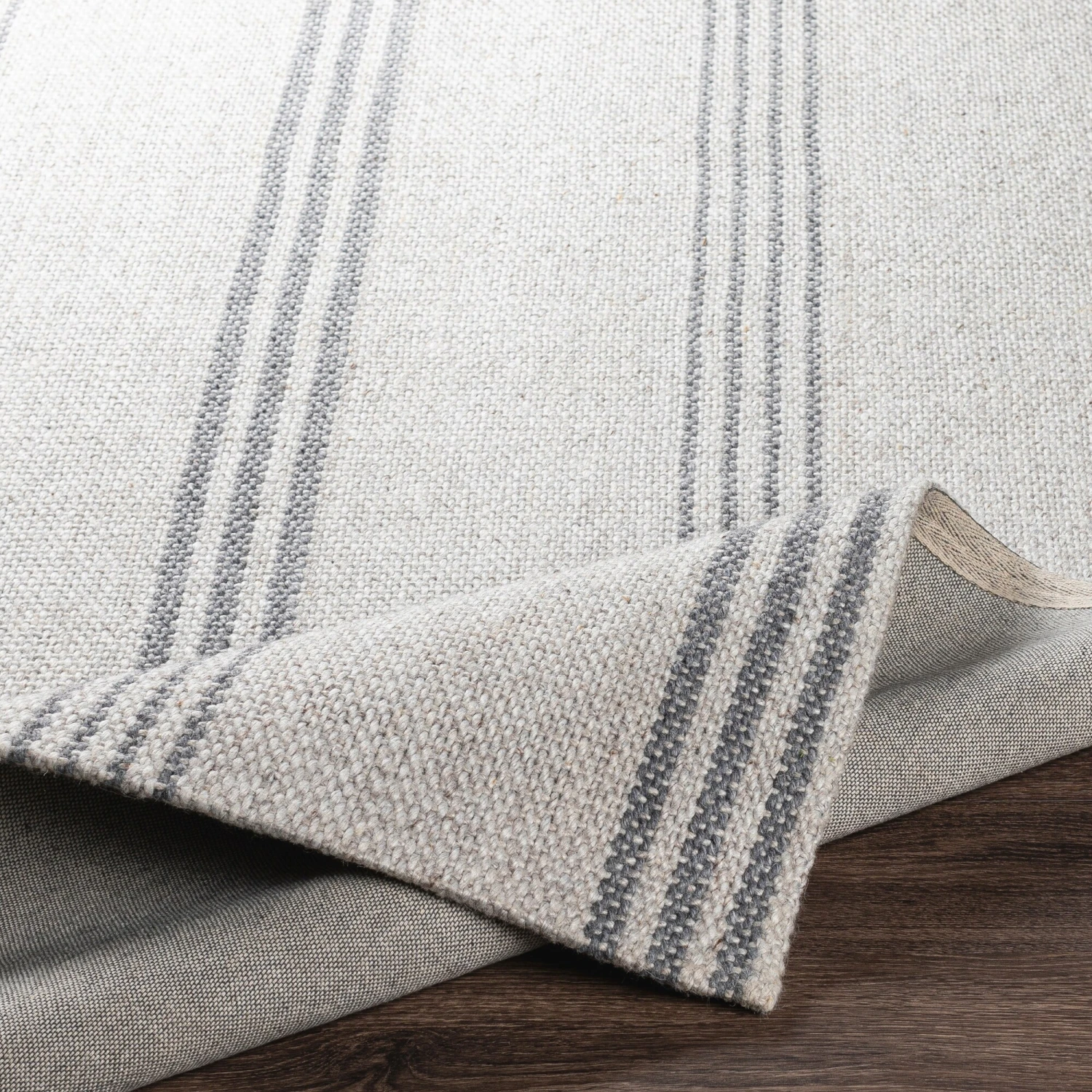 Artistic Weavers Jayia Handmade Cottage Striped Wool & Viscose Area Rug 5 Artistic Weavers Jayia Handmade Cottage Striped Wool & Viscose Area Rug - Image 5
