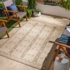 Artistic Weavers Kaylin Indoor/ Outdoor Geometric Stripe Area Rug -Artistic Weavers Kaylin Global Geometric Stripe Area Rug 4